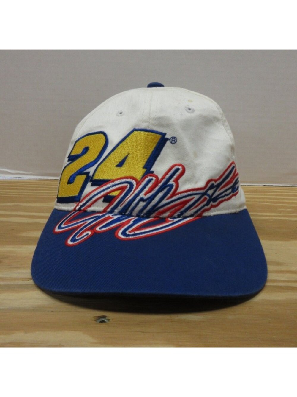 VTG Jeff Gordon Hat Cap Snapback White NASCAR Chase Authentics Racing *